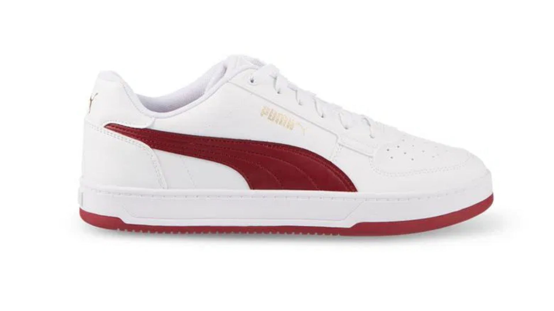 Erkek Beyaz-Kırmızı Çizgili Puma Ayakkabı