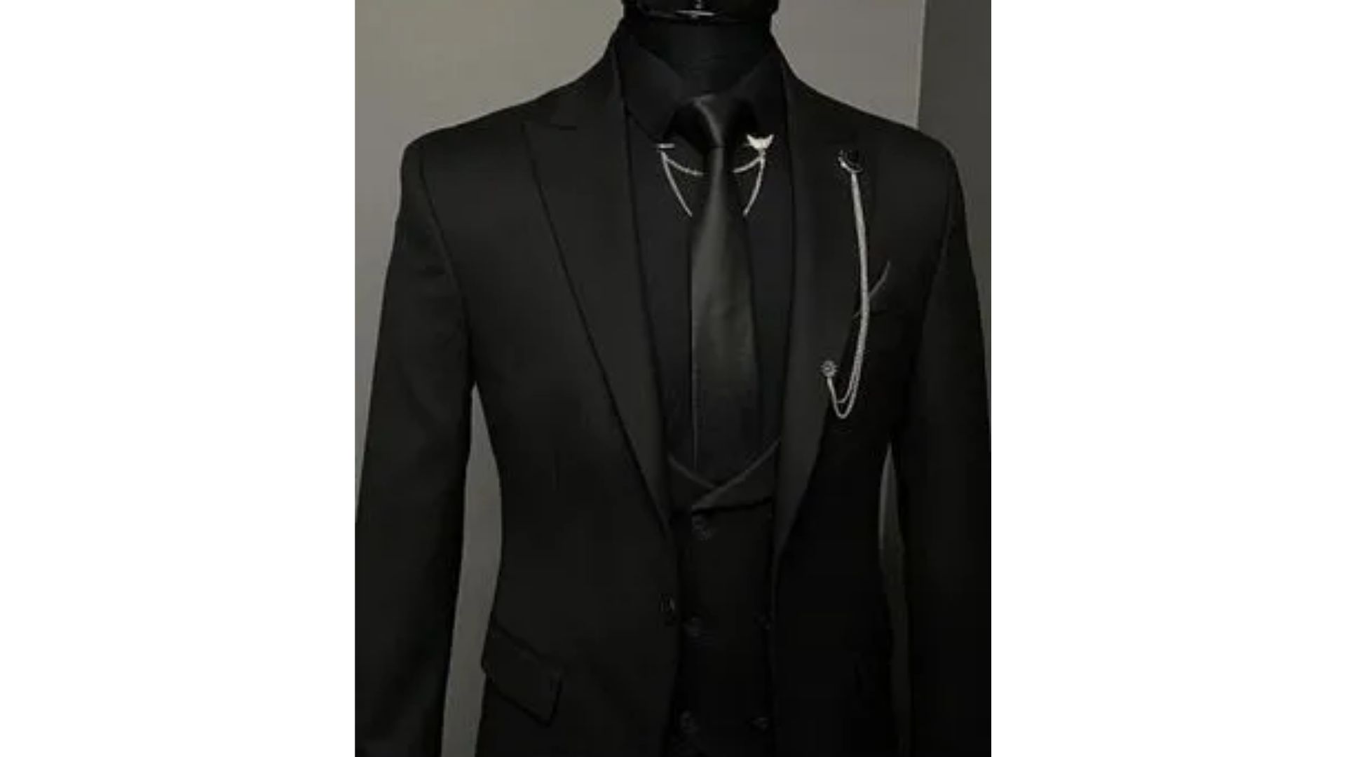 Siyah Erkek Takım Elbise 